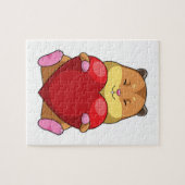 Puzzle Hamster au coeur (Horizontal)
