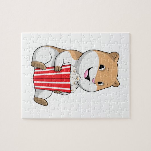 Puzzle Hamster au cône de Popcorn (Horizontal)