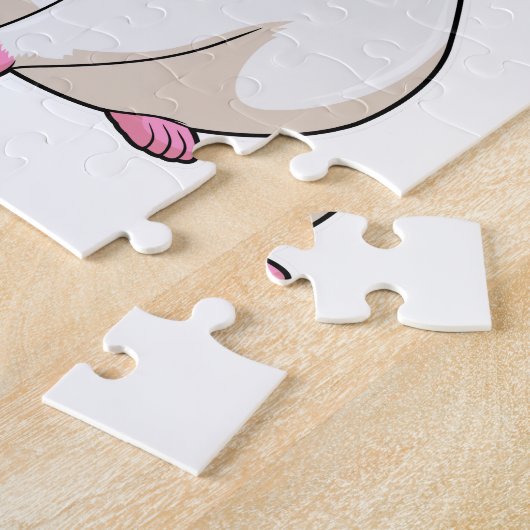 Puzzle Hamster avec Bandana (Côté)