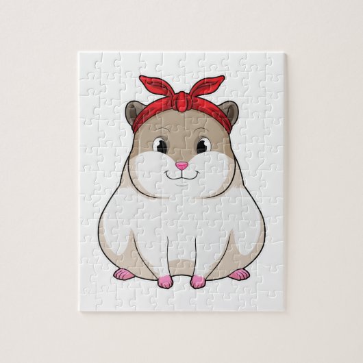 Puzzle Hamster avec Bandana (Vertical)