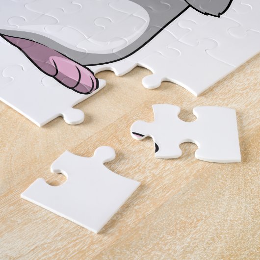 Puzzle Hamster avec biscuit (Côté)