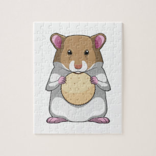 Puzzle Hamster avec biscuit
