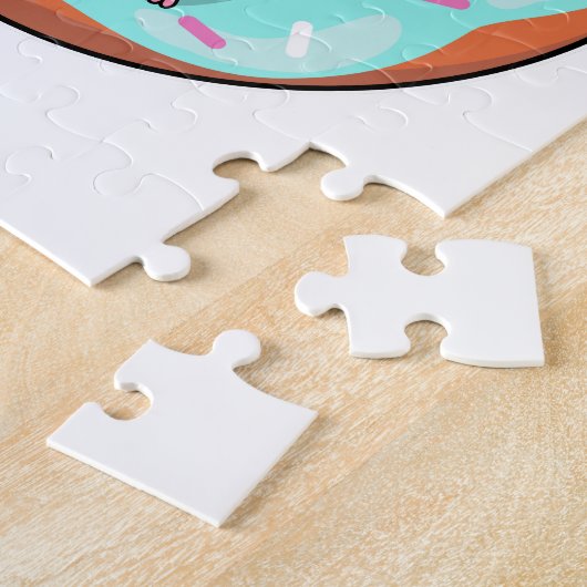 Puzzle Hamster avec Donut (Côté)