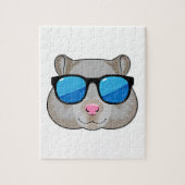 Puzzle Hamster avec lunettes de soleil (Vertical)