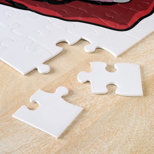 Puzzle Hamster avec Rose (Côté)