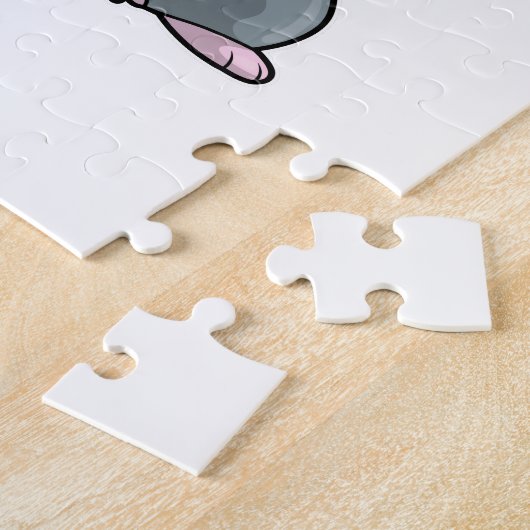 Puzzle Hamster comme Ninja dans les arts martiaux avec ép (Côté)