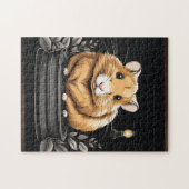 Puzzle Hamster De Beauté Et Feuille (Horizontal)