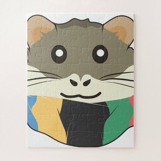 Puzzle Hamster joyeux et léger (Vertical)