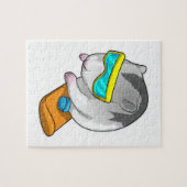 Puzzle Hamster Snowboard Snowboard (Horizontal)