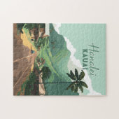 Puzzle Hanalei Kauai Hawaii Bay Mounts Green (Horizontal)