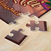 Puzzle Hanalei Kauai Hawaii Retro Volcano Road années 195 (Côté)