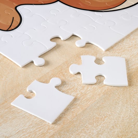 Puzzle Handball joueur d'écureuil (Côté)