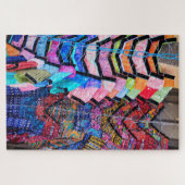 Puzzle Hanging Dresses Pattern Focus (Horizontal)