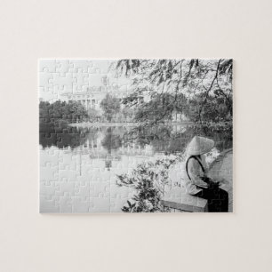 Puzzle Hanoi Vietnam, vue sur le lac Hoan Kiem (NR)