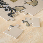 Puzzle Hanoukka classique/frontière ornée (Côté)