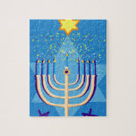 Puzzle hanoukka menorah<br><div class="desc">"hanoukka menorah", "happy hanoukka", menorah, "star de david", "chanoukah juif", Hanoukka, "vacances juives""chanoukah, hannukah, chanoukkah channuka, channukah, chanoukka, hannuka, hébreu, juif, , judaïsme, menora, judajudica, </div>