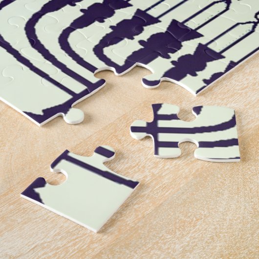 Puzzle Hanoukka Minorah (Côté)