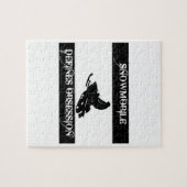 Puzzle hanté avec le snowmobile (Horizontal)