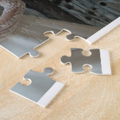 Puzzle Happily Ever After Heart Wedding Photo Collage  (Côté)