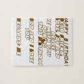 Puzzle Happy Birthday (Horizontal)