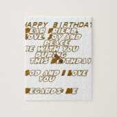 Puzzle Happy Birthday (Vertical)