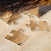 Puzzle Happy Birthday Lion - Congratulations - (Côté)