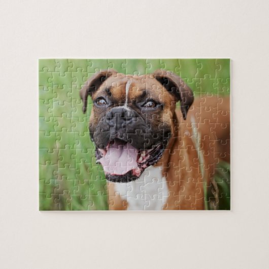 Puzzle Happy Boxer 8x10 (Horizontal)