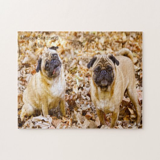 Puzzle Happy Christmas Mom. (Horizontal)