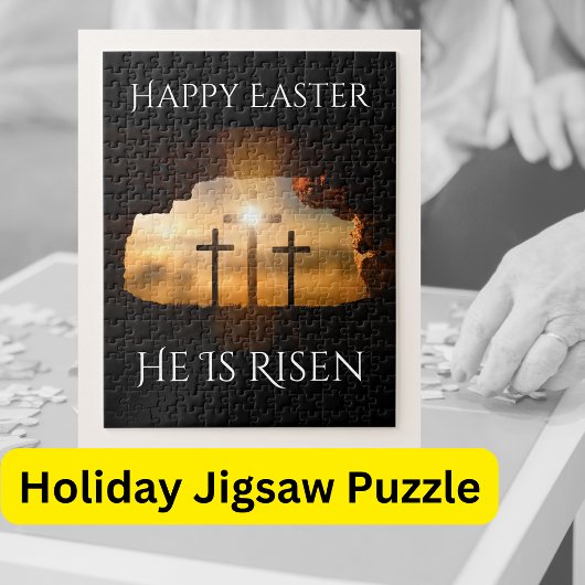 Puzzle Happy Easter He Is Risen Holiday