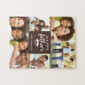 Puzzle Happy Fête des pères Mustache Photo Collage (Horizontal)