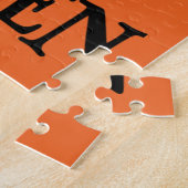 Puzzle Happy Halloween Citrouille Bat Minimal (Côté)