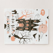 Puzzle Happy Halloween Haunted House (Horizontal)
