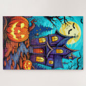 Puzzle Happy Halloween - Maison hantée (Horizontal)