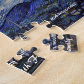 Puzzle Happy New Year with Van Gogh's Starry Night (Côté)