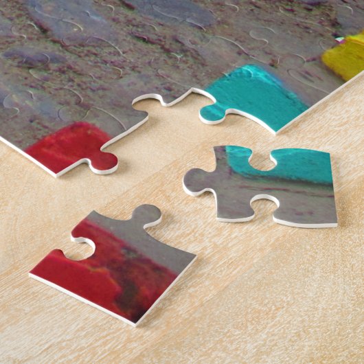 Puzzle happy not hippy (Côté)