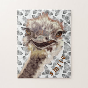 Puzzle Happy Ostrich - Smile -