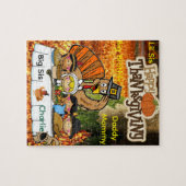 Puzzle Happy Thanksgiving Day Jigsaw Family Grateful (Horizontal)