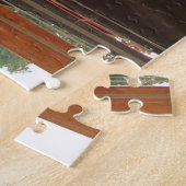 Puzzle Harbor, wood Fishingboat (Côté)