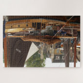 Puzzle Harbor, wood Fishingboat (Horizontal)