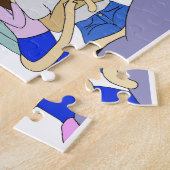 Puzzle Harem de queues (Côté)