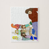 Puzzle Harem de queues (Vertical)