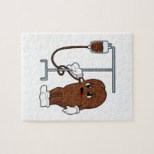 Puzzle Haricot de café avec pot de café (Horizontal)