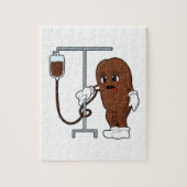 Puzzle Haricot de café avec pot de café (Vertical)