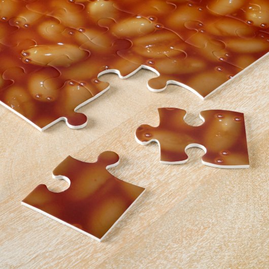 Puzzle "Haricots à la sauce primitive" (Côté)