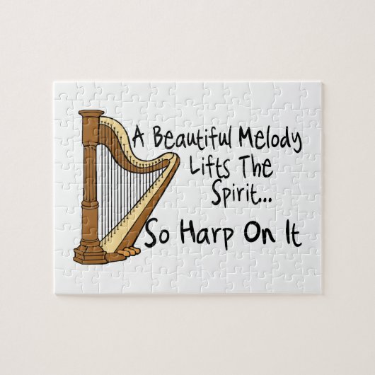 Puzzle Harpe là-dessus (Horizontal)