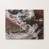 Puzzle Harrison Fisher : Attrapez le bouquet nuptiale (Horizontal)