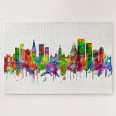 Puzzle Hartford Connecticut Skyline (Horizontal)
