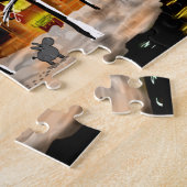 Puzzle Harvard dans la neige (Côté)