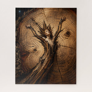 Puzzle “Hathoria” – Portrait d'une femme dans la nature
