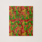 Puzzle Haus De Camo Gold Motif (Vertical)